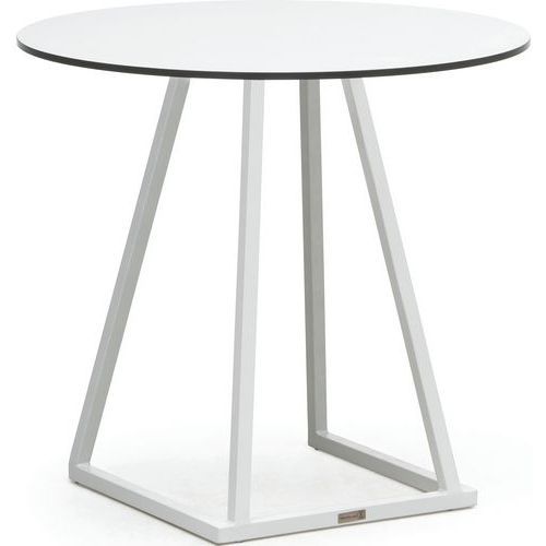 TABLE LINEA DINNERBLANCD80 CM COMPACT BLANC - FLEXFURN