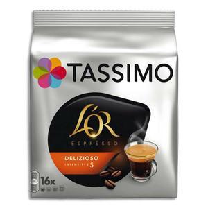Tassimo - Sachet 16 doses de café torréfié moulu - L'OR Espresso Delizioso_0