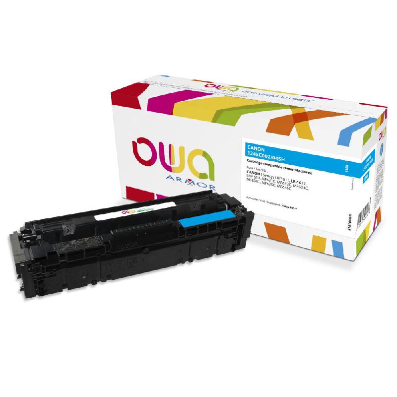 TONER REMANUFACTUREE COMPATIBLE CANON 1246C002 (K18164OW) - CYAN