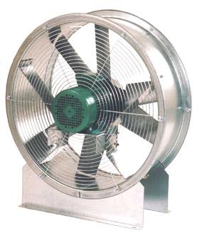 Ventilateur hélicoïde industriel - pales variables - Ø250 à 1800mm - température jusqu'à 130°C_0