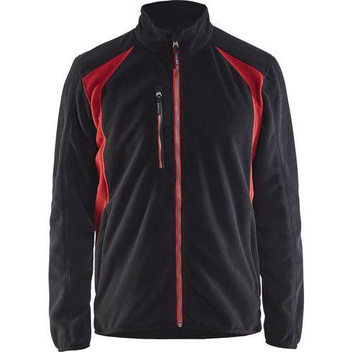 VESTE MICROPOLAIRE NOIR/ROUGE TAILLE 4XL - BLAKLADER