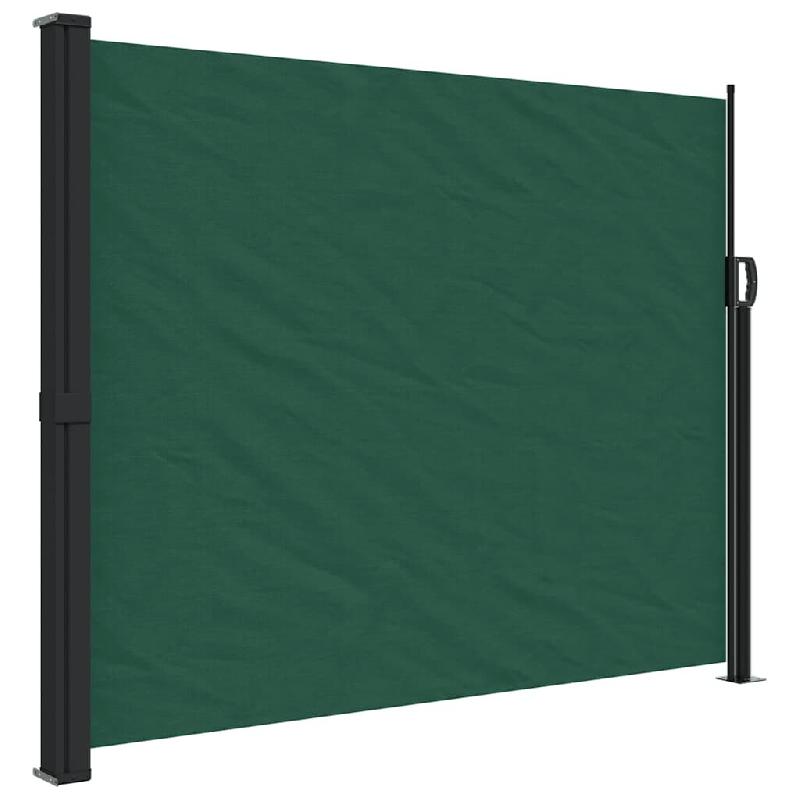 VidaXL Auvent latéral rétractable vert foncé 160x500 cm Modèle Orion Modern - vert 4004440_0