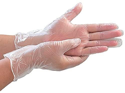 Vigor - Gants en vinyle blanc jetables - 100 pièces - Taille S - Réf. 5415203 - Sans latex ni poudre - Usage alimentaire_0