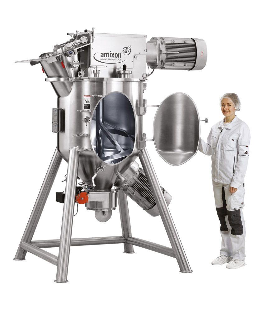 Amixon - Mélangeur mono-rotor conique pour liquides alimentaires - 130 litres_0