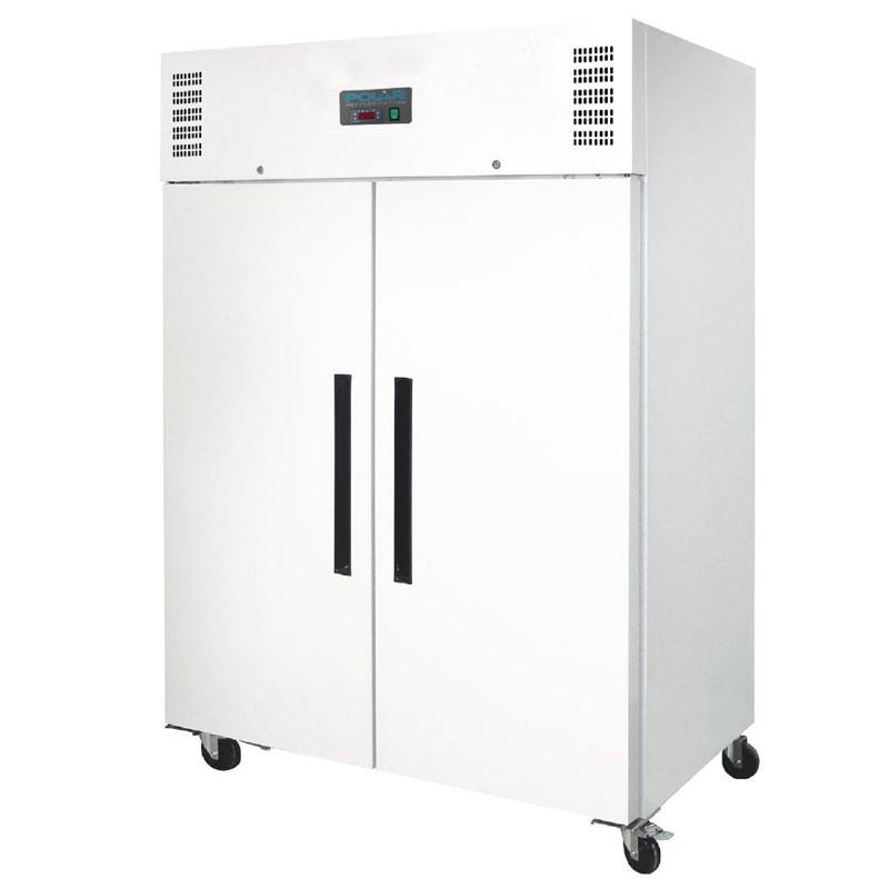 Armoire réfrigérée négative gn double porte blanche série g 1200l - CD616_0