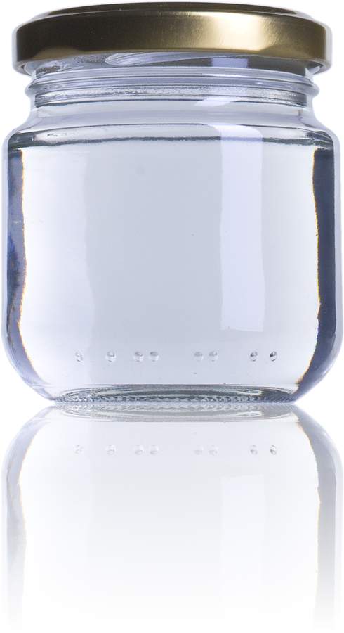 Bocal en verre 151 ml - Ref 008082-66 - TO 58 - Forme cylindrique_0