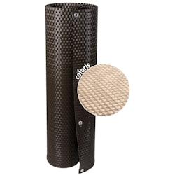 Brise-vue en résine tressée avec oeillets métalliques coloris beige 0.9 x 3 m Rattan Art - beige 5908311934593_0