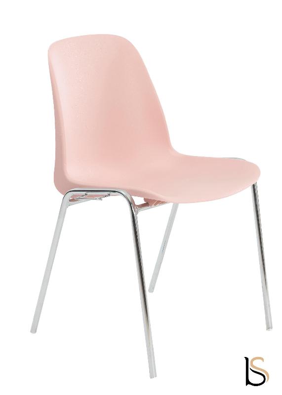 Chaise monocoque CAP - Rose_1