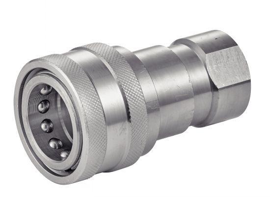 Coupleur femelle à clapet de retenue - Modèle 5276 - Inox 316 - Diamètres du DN6 au DN32_0