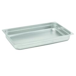 DBMARK - GNP11040 - Bac GN 1/1 en acier inoxydable - 32,5 x 53 cm - Profondeur 4 cm - 5,6 Litres - Vente à l'unité - gris Acier inoxydable 18/10 GNP_0