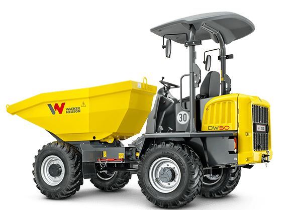 Dw50 dumper sur pneu - wacker neuson - 5000 kg_0