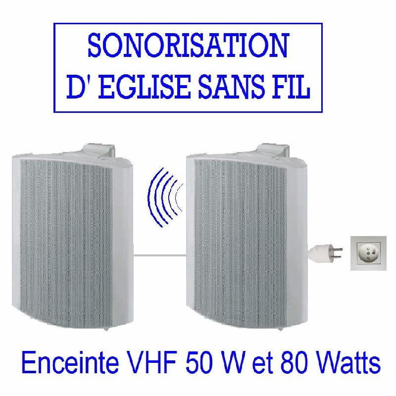 Enceinte 80 w eglise sans fil - en 80 vhf_0