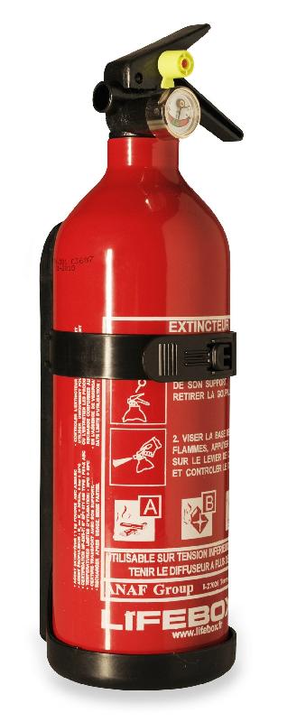 Extincteur portatif 1 kg avec manomètre NF - LIFEBOX - Sans maintenance_0