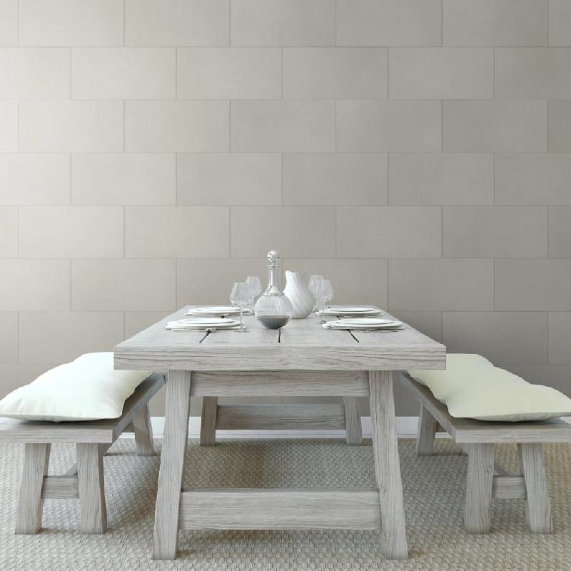 Grosfillex carreau revêtement mural gx wall+ 11 pcs 30x60cm gris clair 434303_0