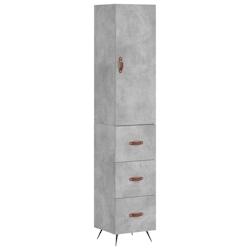 Helloshop26 - Buffet bahut commode armoire meuble de rangement organisateur cuisine salle de séjour salon haut 34,5 x 34 x 180 cm 02_0034288 - 300021_0