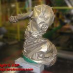 Housse pour robots en zone de coulée et coulée sous pression - Tissu aramide TIFFON-R et TKS-ALU - Haute résistance thermique_0