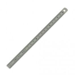 JPC REGLET INOX 2 FACES MM ET 1/2MM 20 CM