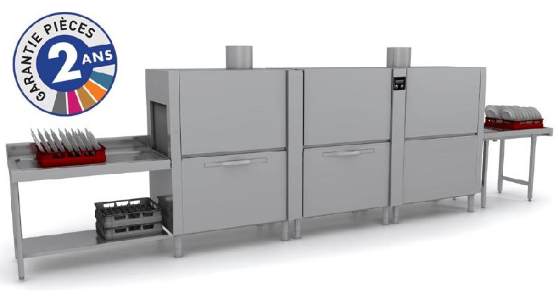 Lave-vaisselle à avancement automatique avec condenseur de buée - Prélavage renforcé + Lavage + Triple Rinçage + Séchage - TOP31222 de COLGED_0