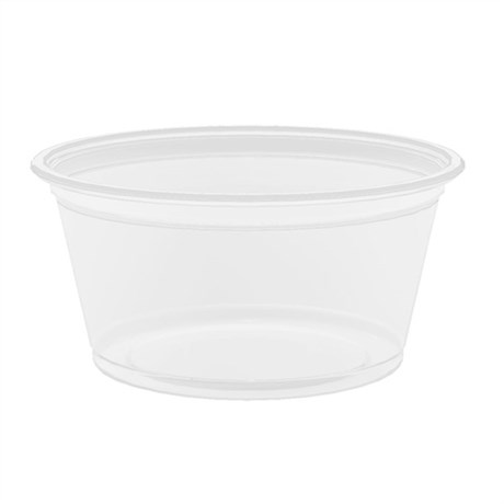 PETIT POT MICRO-ONDABLE 60 ML D.4.5/6.2X3.2 CM PP TRANSPARENT (VENDU PAR 2500)