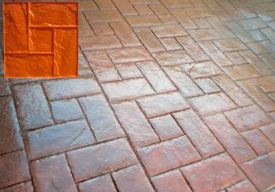 Pierres de lauze - Moule à béton 61 x 61 cm - Harmony Béton_0