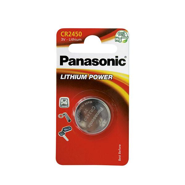 PILE BOUTON LITHIUM BLISTER CR2450 PANASONIC 3V 620MAH_0