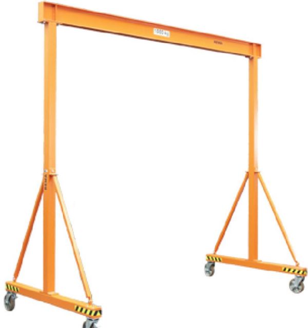 Portique de levage fixe PKVA - Rema Holland B.V. - 425 à 630 kg, acier robuste, démontable et déplaçable_0