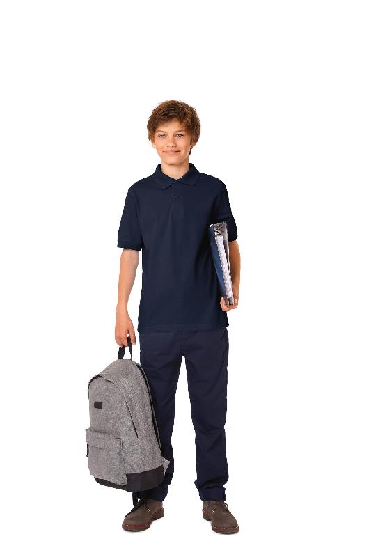 Polo Safran enfant - Réf: CGSAFE - 100% coton peigné pré-rétréci - B&C_0