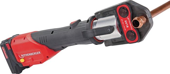 Presse à  accu ROMAX 4000 Basic Set 12 - 110 mm, 4 Ah + 2 Ah avec accu et chargeur coffret en plastique ROTHENBERGER_0
