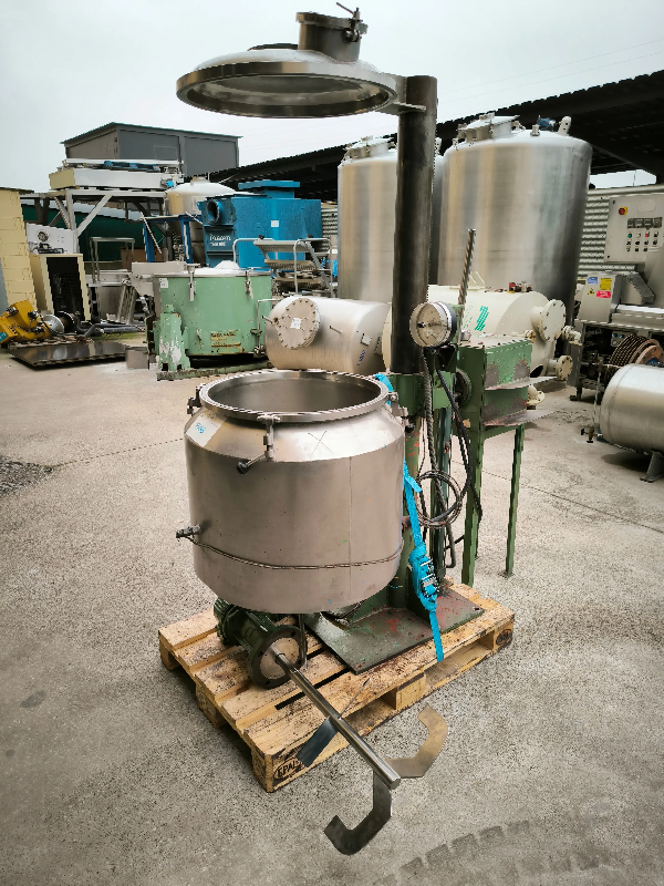 Réacteur cedisa 120 litres avec double enveloppe - référence                        :                         c13443_0