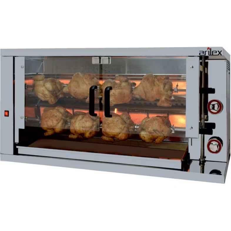 Rôtissoire à gaz 2 broches  8-12 poulets ARILEX 2ASG_0