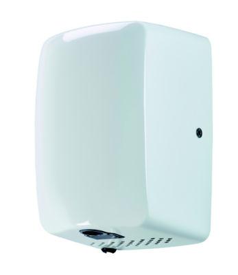 Sèche-mains automatique horizontal - 1150w - zeff - inox brossé aisi 304 (18/10) - blanc 9016_0