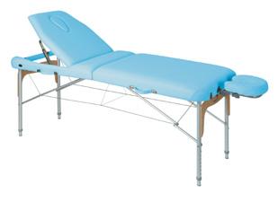 Table de massage pliante aluminium - Tendeur Luxe C-3816M63 - Réglable en hauteur et dossier relevable_0