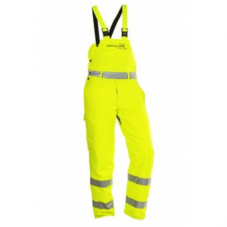 Salopette de travail haute visibilité - Type A Opoul Francital Prosafety - Protection scie à chaîne 8 couches_0