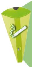 Cendrier de poche 100% ignifuge en carton recyclé - Refermable et réutilisable - Faible encombrement_0