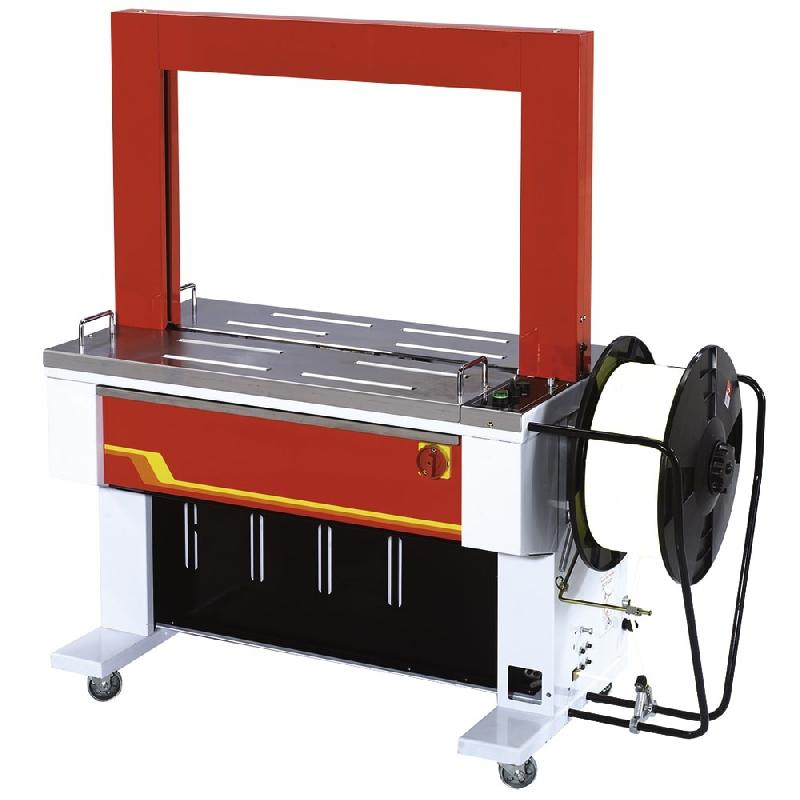 Cercleuse automatique TP601 - Feuillard 8mm, 9mm, 12mm - 29 cerclages/min - Tunnel 850x600mm_0