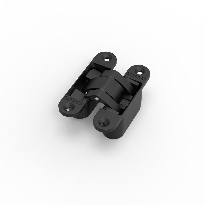 Charnière invisible small en zamak dimension 95x23mm finition noir mat - ARGENTA – 70000226 - 761099_0