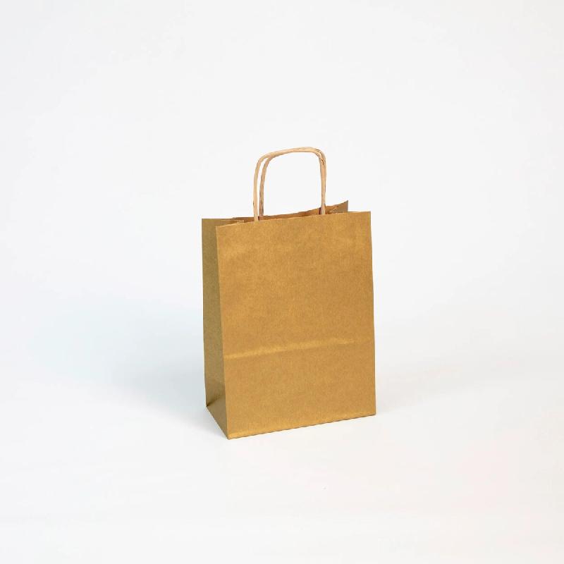 Clairefontaine 25 sacs cadeaux 160x80x210, kraft lisse 100 g/m², coloris or - doré 395605C_0