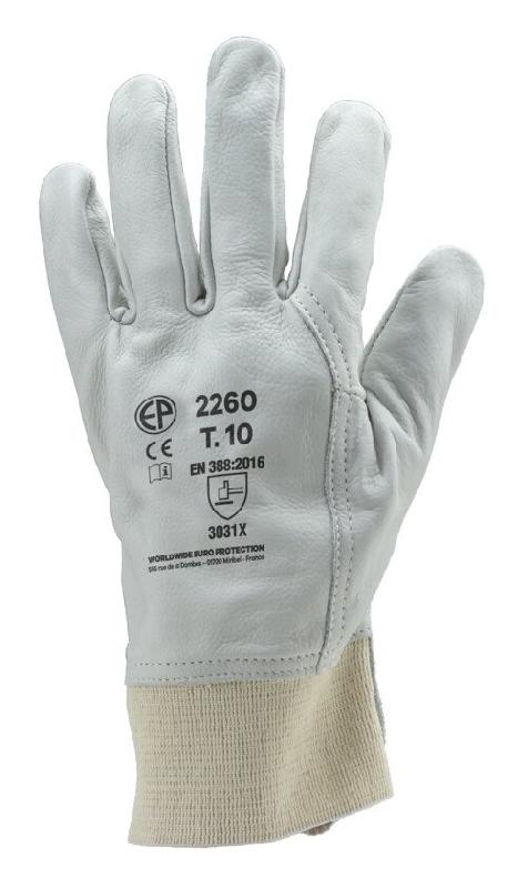 Gants maîtrise Eurostrong fleur vachette - Tailles : Taille 11_0