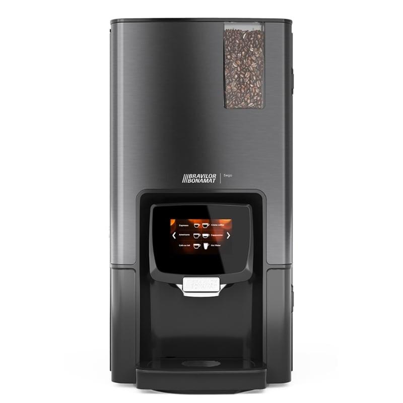 Machine à café et à boissons gourmandes Sego 12 - Expresso automatique Bravilor Bonamat avec écran tactile et moulin intégré_0