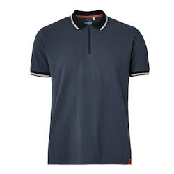 Molinel-polo homme mc chill marine lavé txs - 36/38 bleu plastique 3115991529823_0