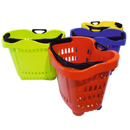 Panier à roulettes - 43 litres - Disponibles en différents coloris_0