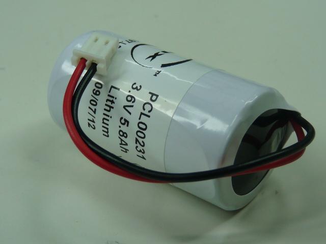 Pile lithium LSH14 C 3.6V 5800mAh Molex - Marque NX - Quantité 1_0