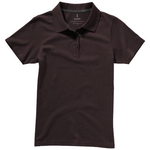 Polo manches courtes pour femme - Seller 38091862 - col côte en tricot plat - 100% coton 180 g/m²_0