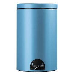 Rossignol - Poubelle d'intérieur à pédale 20L SANELIA - bleu - bleu métal 90334_0