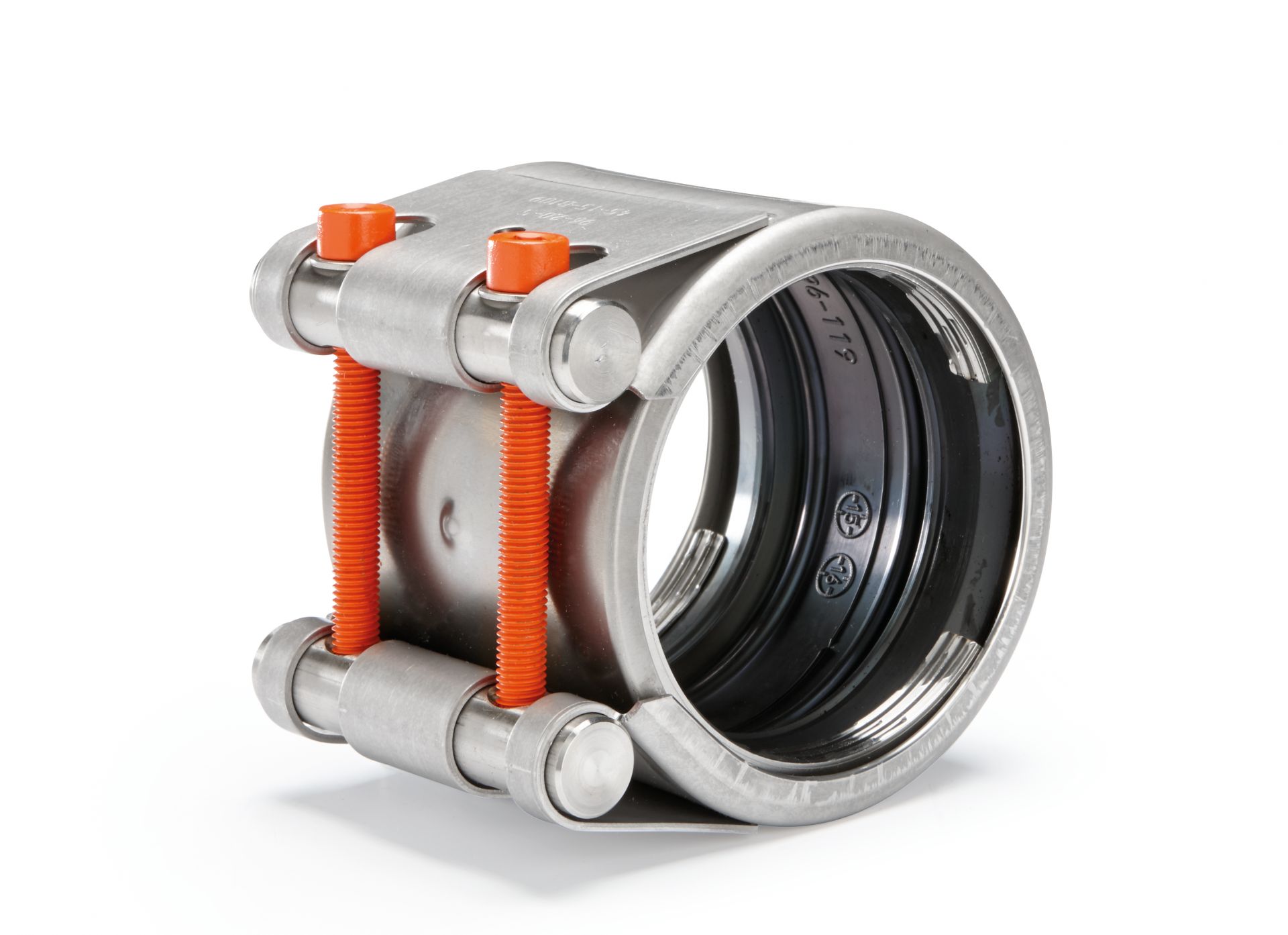Raccords inox Plasti-Grip - verrouillés avec bagues d'ancrage crantées - acier inox AISI 316_0