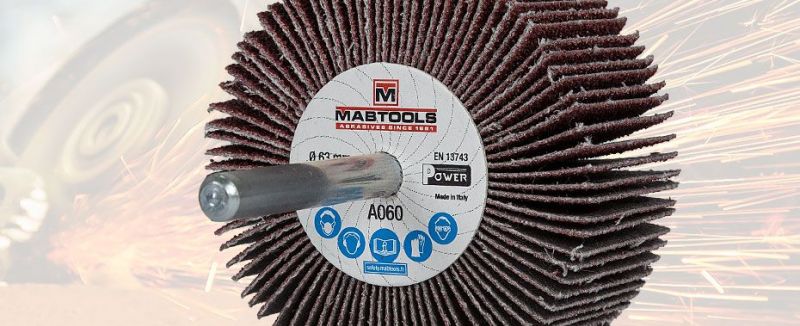 Rlp - roue à lamelle - Mabtools - diamètres 30 à 80mm - abrasif oxyde d'aluminium_0