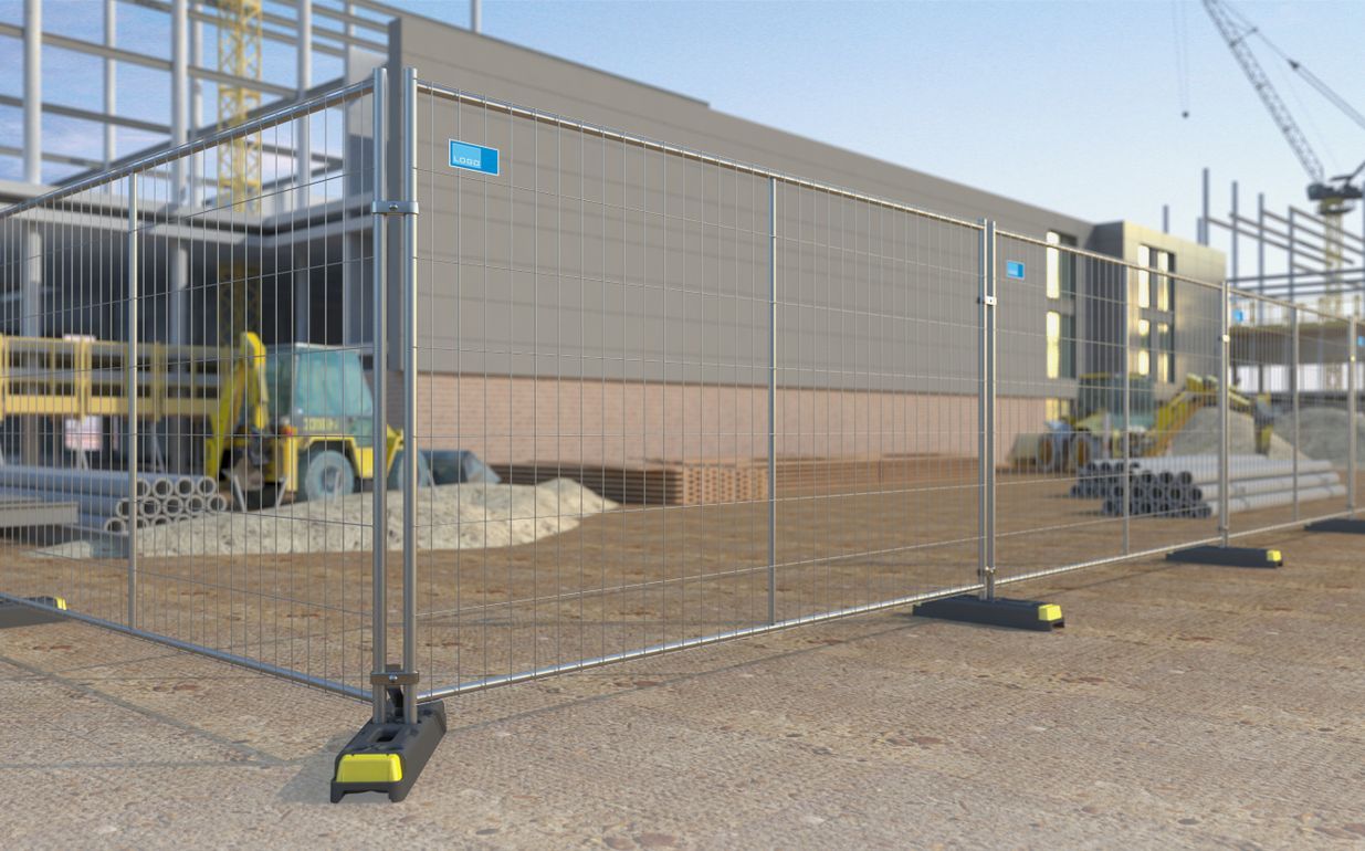 ST30 HDG Euro 3V HD - Grille de chantier ZND - Dimensions 3456x2025x43 - Poids 23,5 kg - Post Galvanised_0