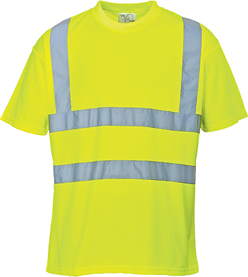 T-shirt haute visibilité jaune S478 - XXL - respirant avec bande réfléchissante - certifié CE et UPF 50+_0