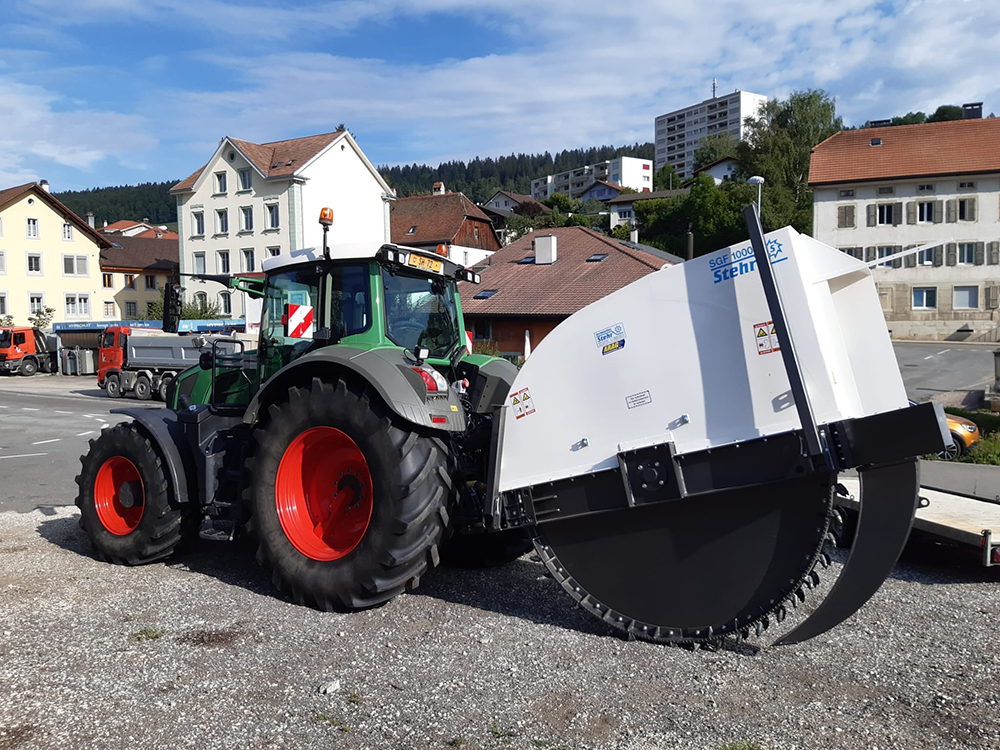 Trancheuse polyvalente pour la réalisation des tranchées entre 15 et 25 cm et jusqu'à 100 cm de profondeur - SGF 1000 STEHR_0