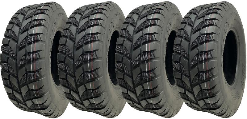 25x8.00-12 (205/80-12) Pneus ATV 6ply WP07 OBOR Beast 47N Road Legal (Lot de 4)_0